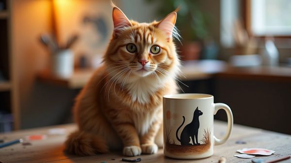 Affichez votre passion pour les félins avec un mug original